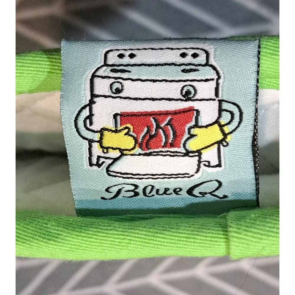 Blue Q Get Ready to Undo Your Pants Oven Mitt Retro Funny Kitchen Decor*HAS SPOT